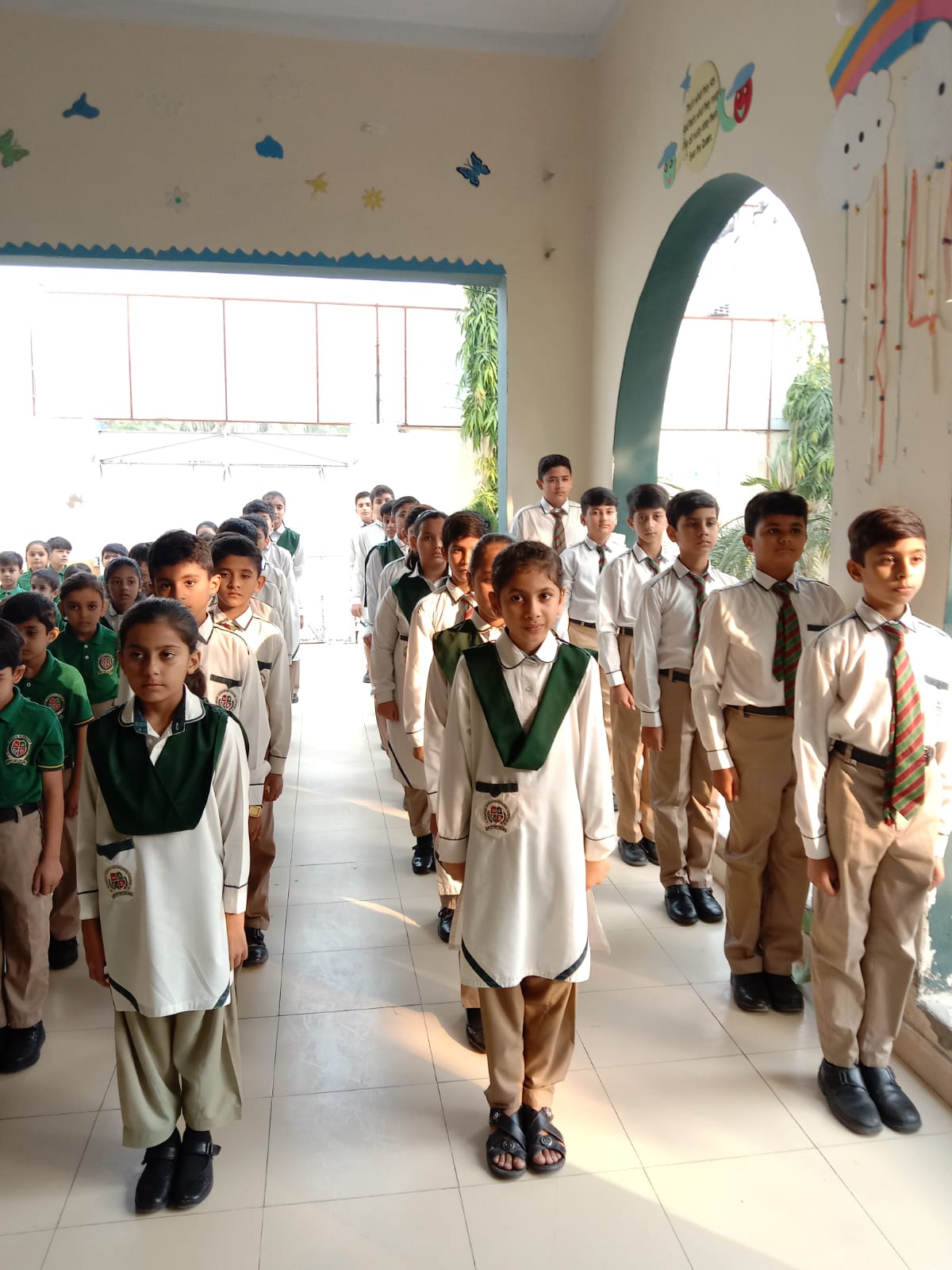 Alhamdulillah – Some random pictures from morning assemblies at Forces School Al Sultan Campus